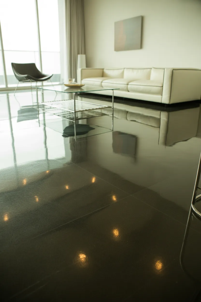 Dark Gray Floors for a Dramatic Look