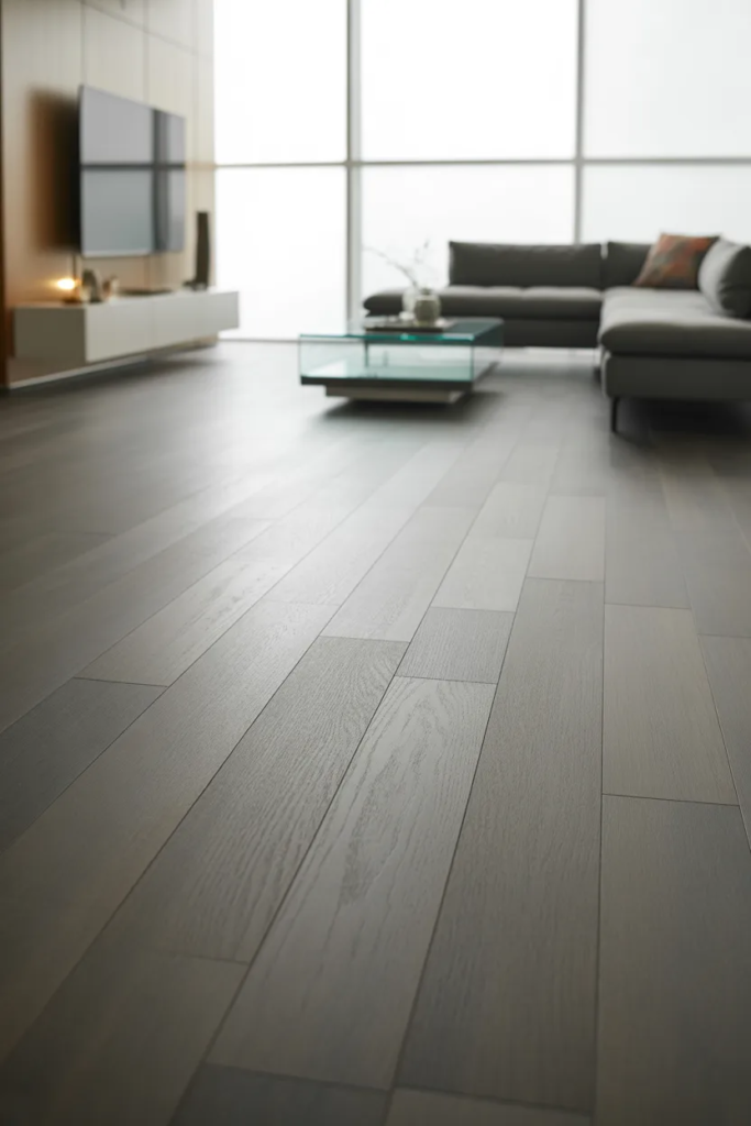 Gray Vinyl Plank Flooring