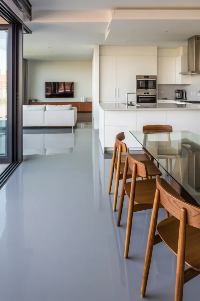 Gray Floors in Open Concept Homes