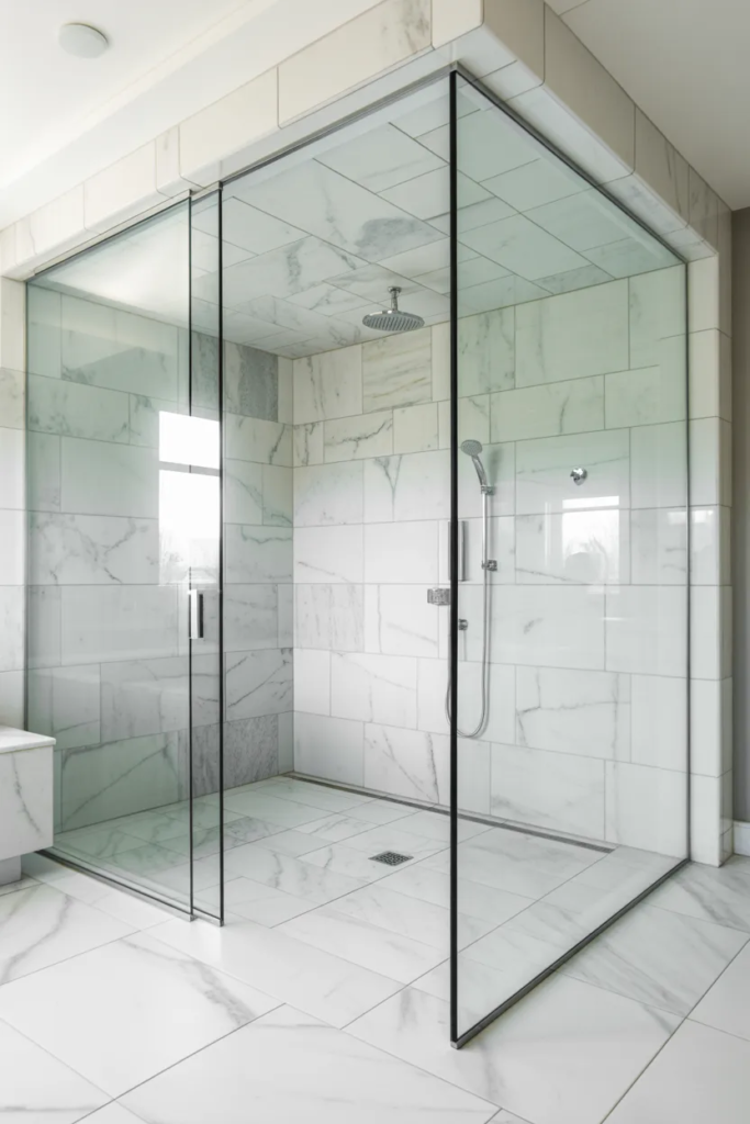 Walk-In Glass Shower