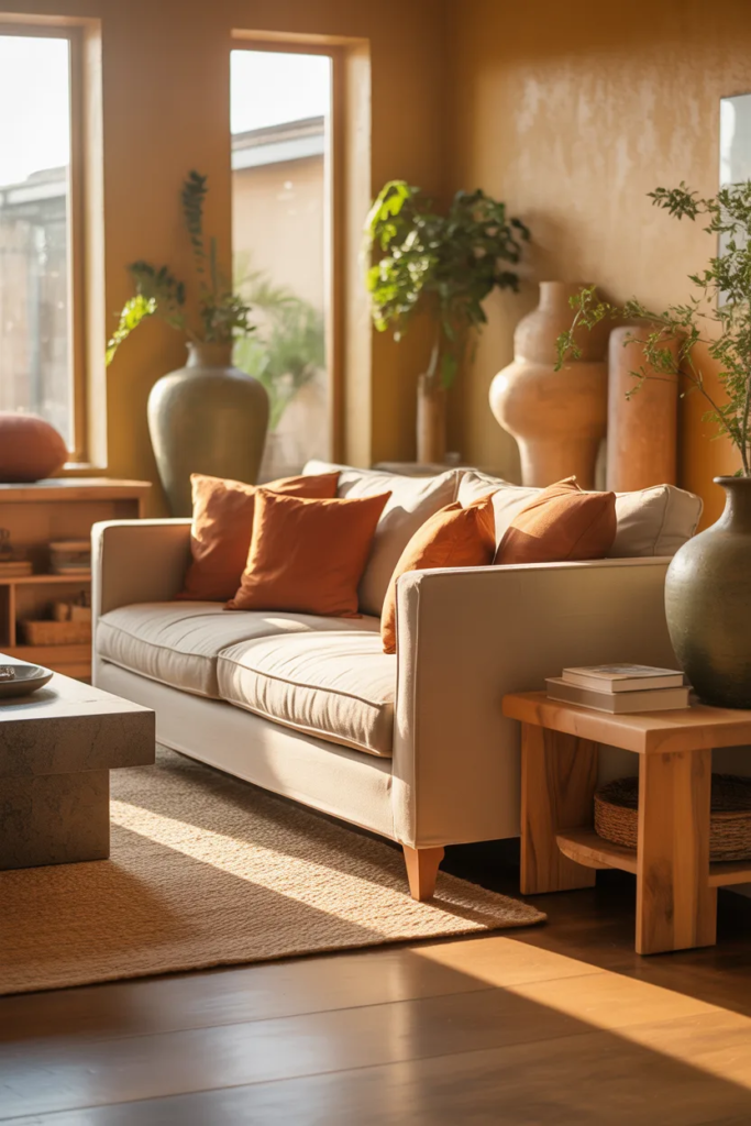 Earth-Tone Color Accents