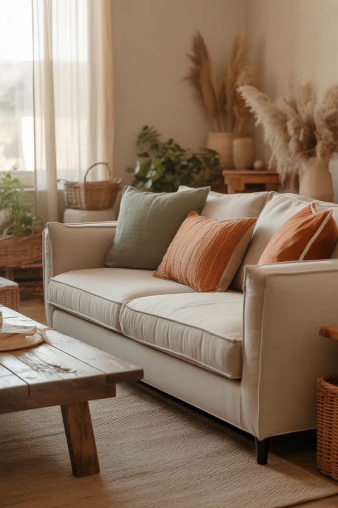 Linen Sofa for a Relaxed Look