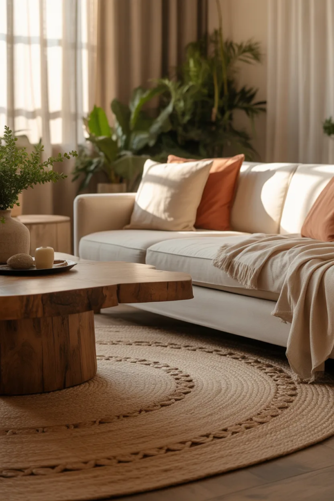 Jute or Natural Fiber Rug