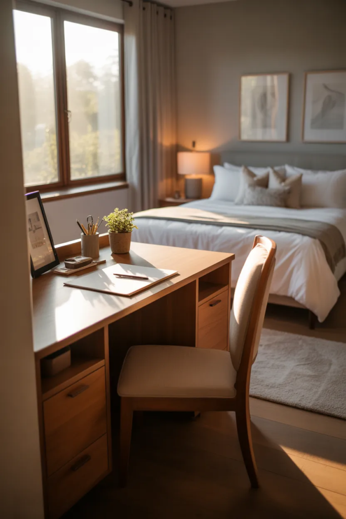 Small Desk in Guest Room