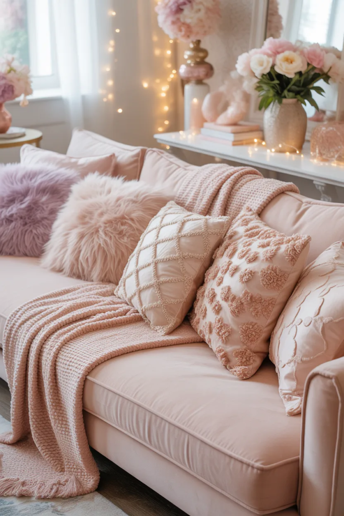 Cozy Throw Blankets and Pillows