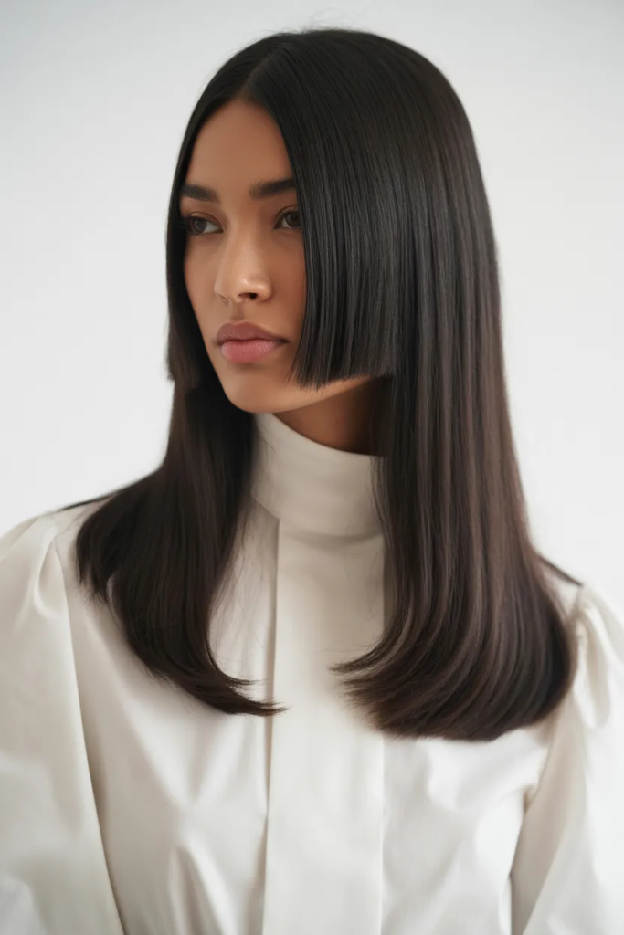 Straight and Sleek Hair