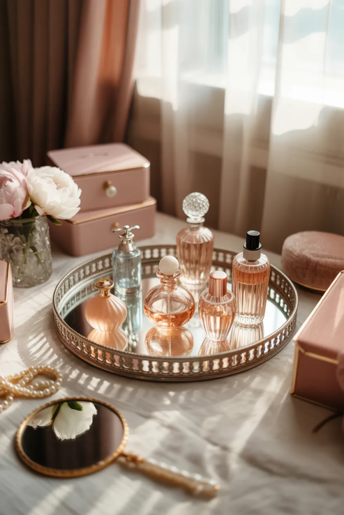 Perfume and Decor Tray Display