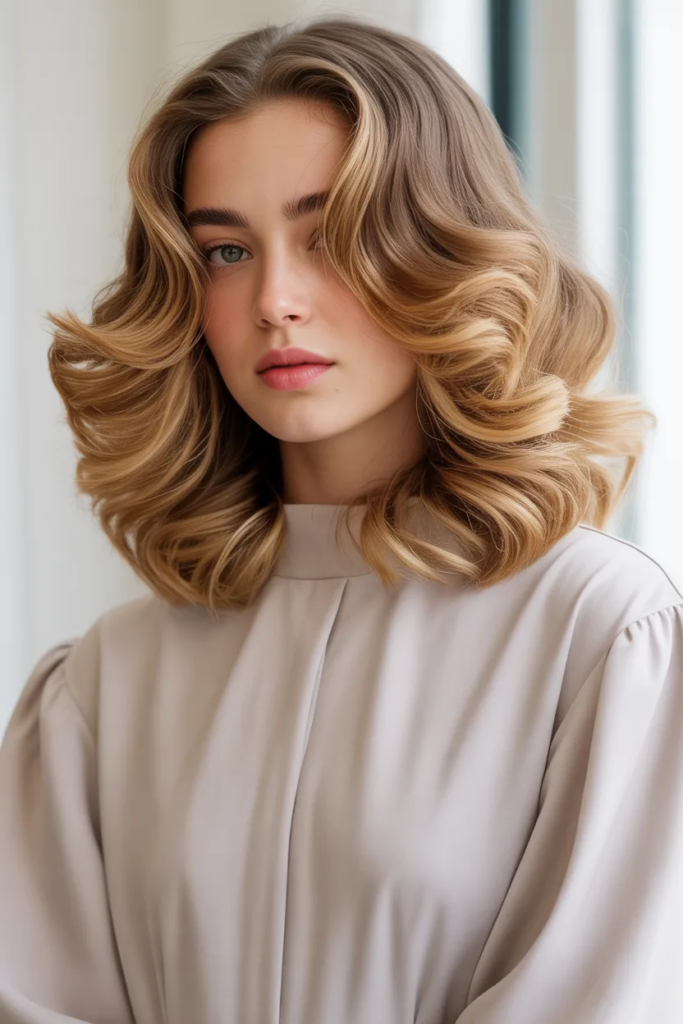 Lazy Girl Blowout Look