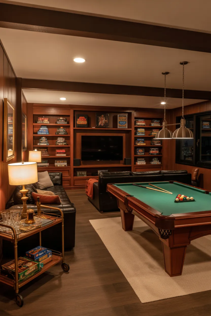 Family Game Room Basement - Family Basement Ideas