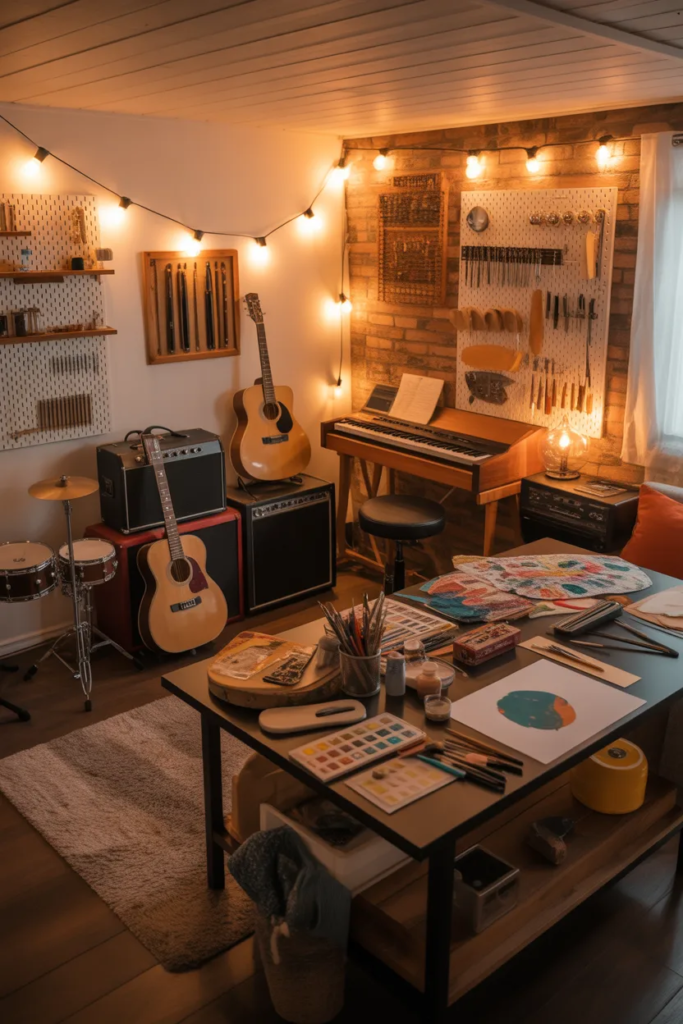 Basement Music or Hobby Room