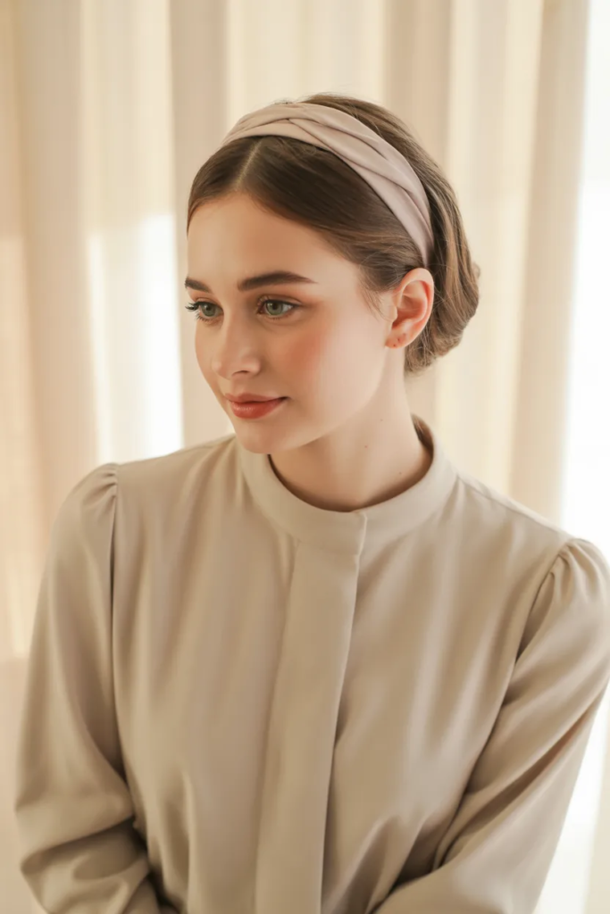 Headband Tucked Style