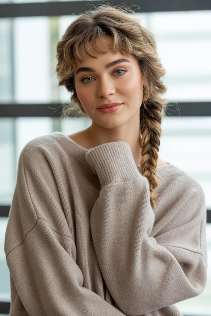 Messy Fishtail Braid - Lazy Girl Hairstyles