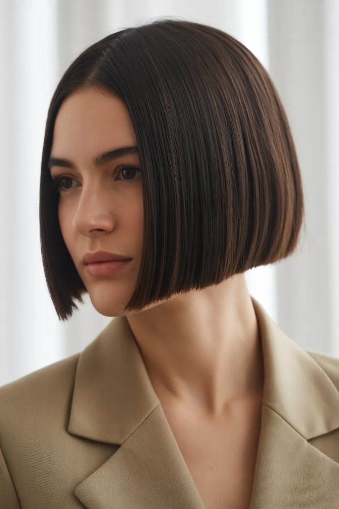 Blunt Cut - Low Maintenance Haircut Ideas
