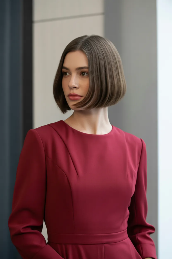 Blunt Cut with Subtle Layers