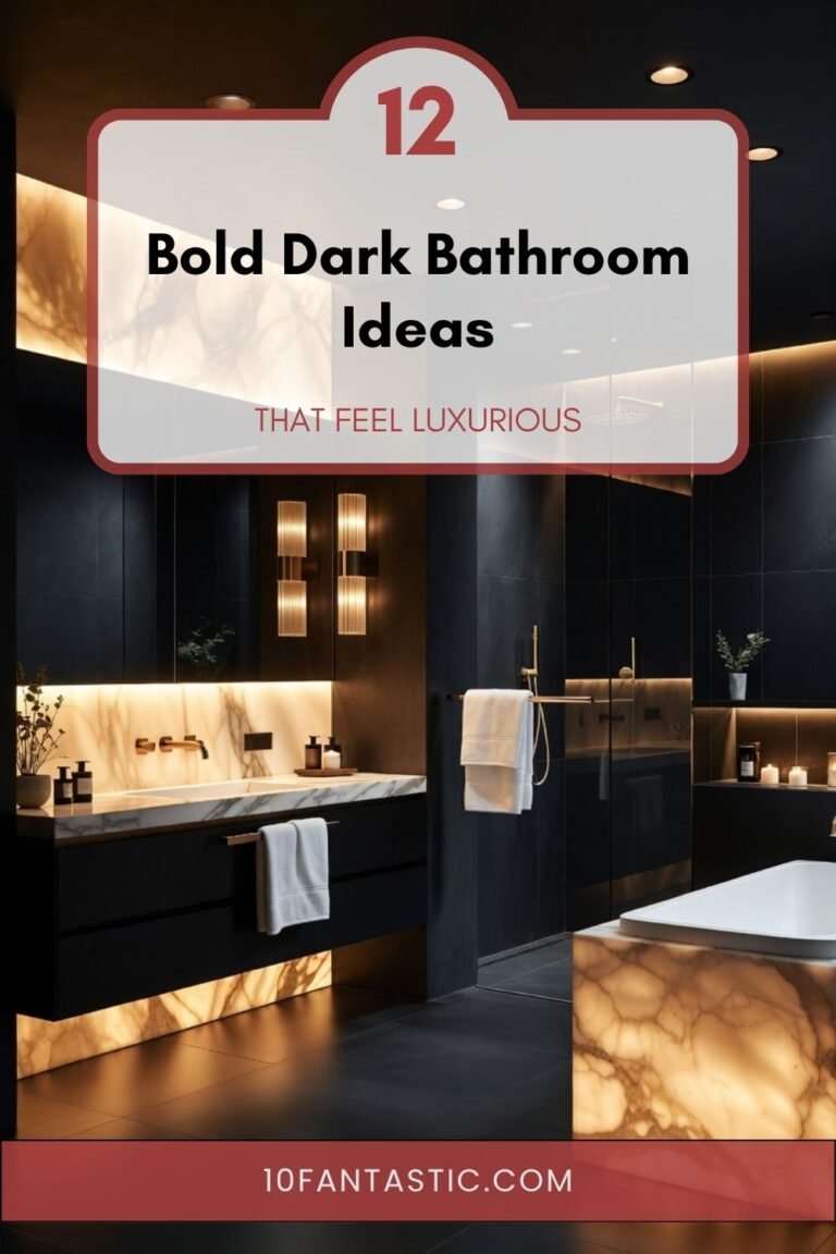 12 Bold Dark Bathroom Ideas That Feel Luxurious