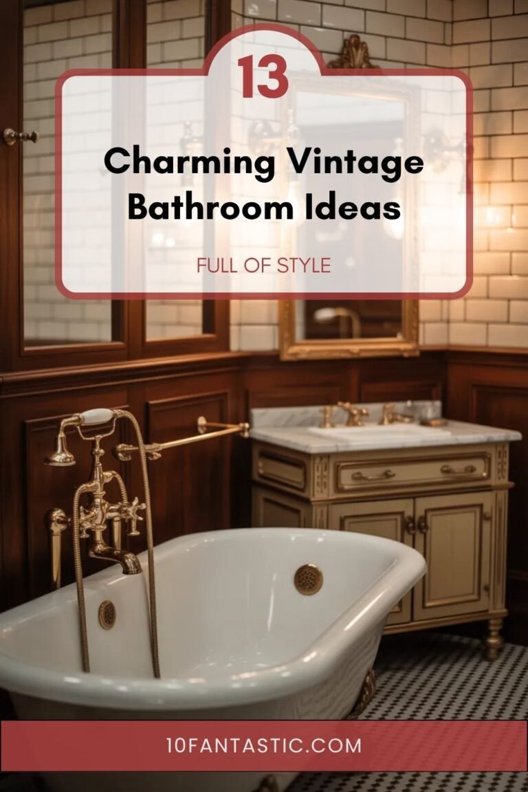 13 Charming Vintage Bathroom Ideas Full of Style