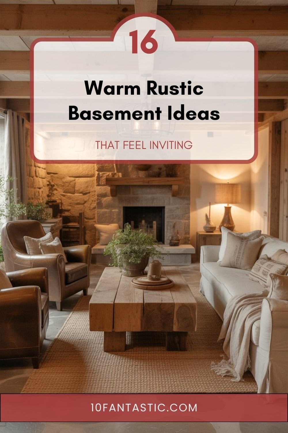 16 Warm Rustic Basement Ideas That Feel Inviting