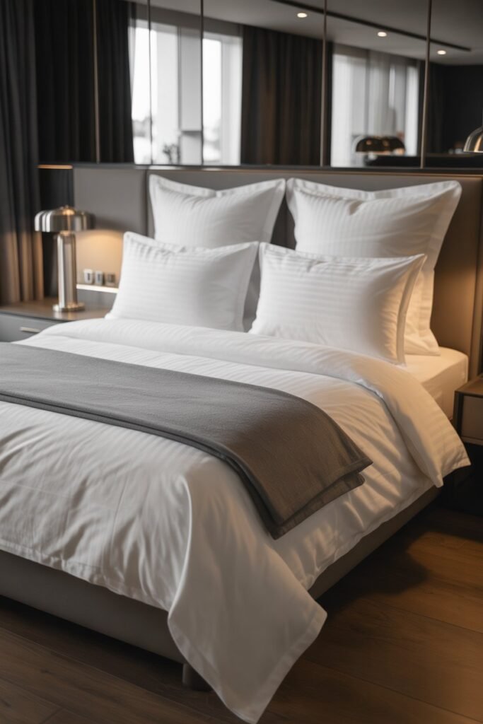 Add Bedside Symmetry - Cozy Bed Styling Ideas