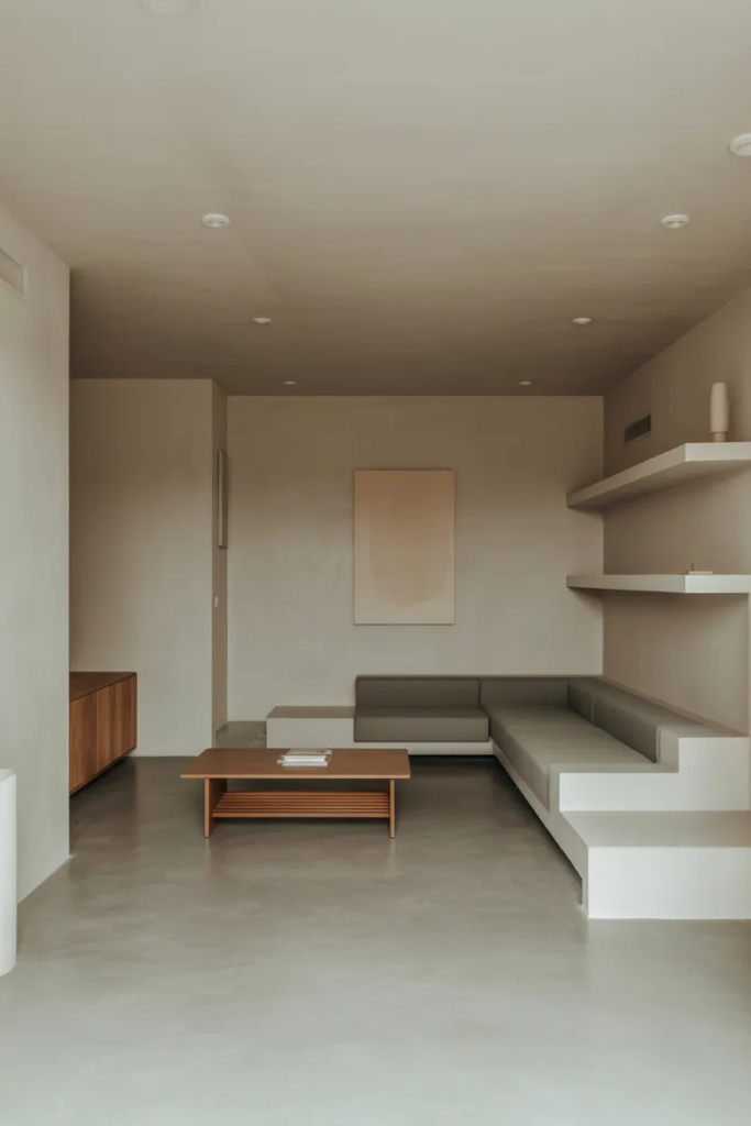 Minimalist Basement Design