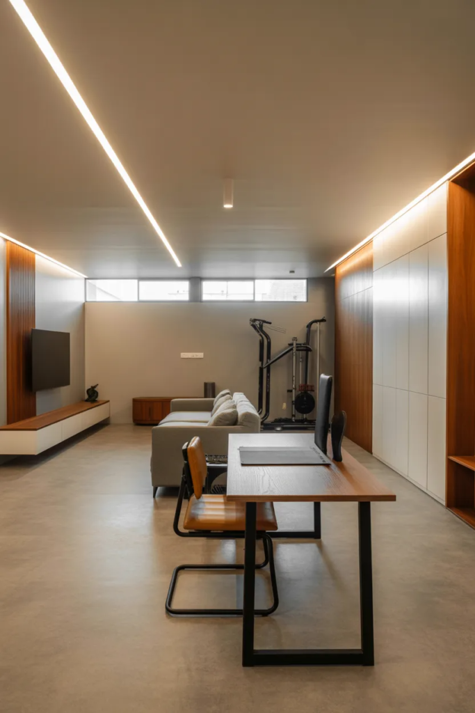 Multipurpose Basement Layout