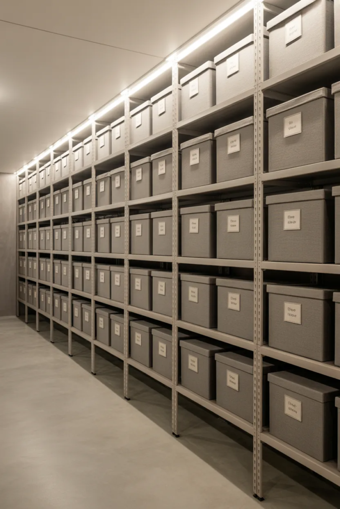 Organized Storage Wall