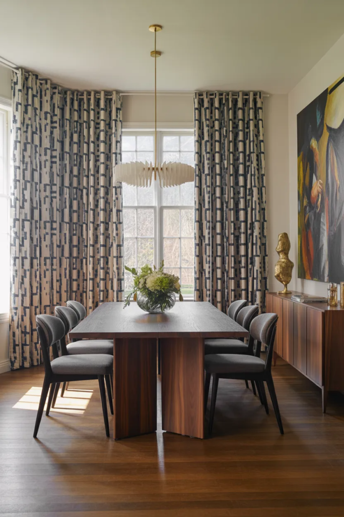 Bold Patterned Curtains