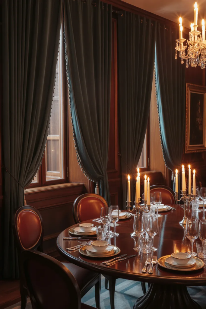 Blackout Curtains for Formal Dining Rooms