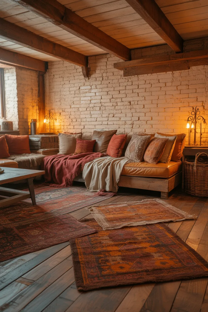 Textured Rugs and Fabrics