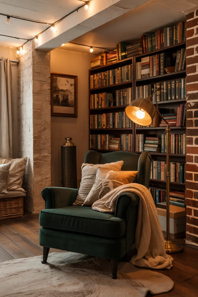  Basement Reading Nook