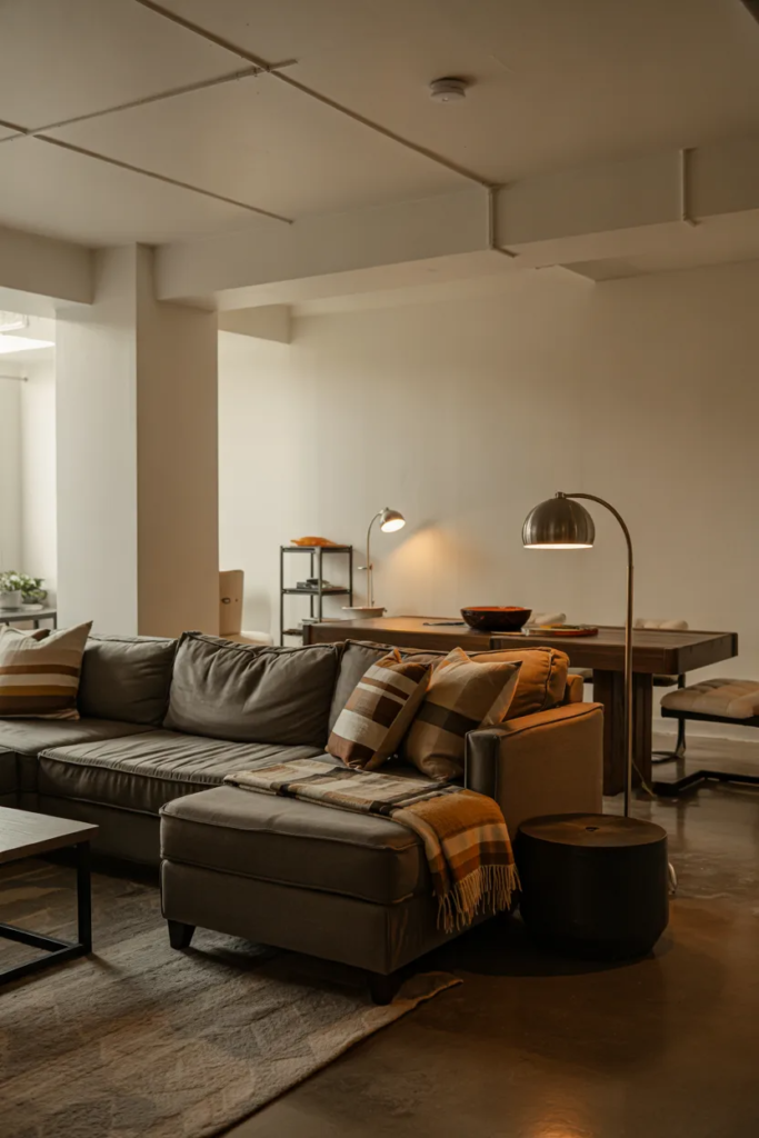 Basement Open Concept Family Room