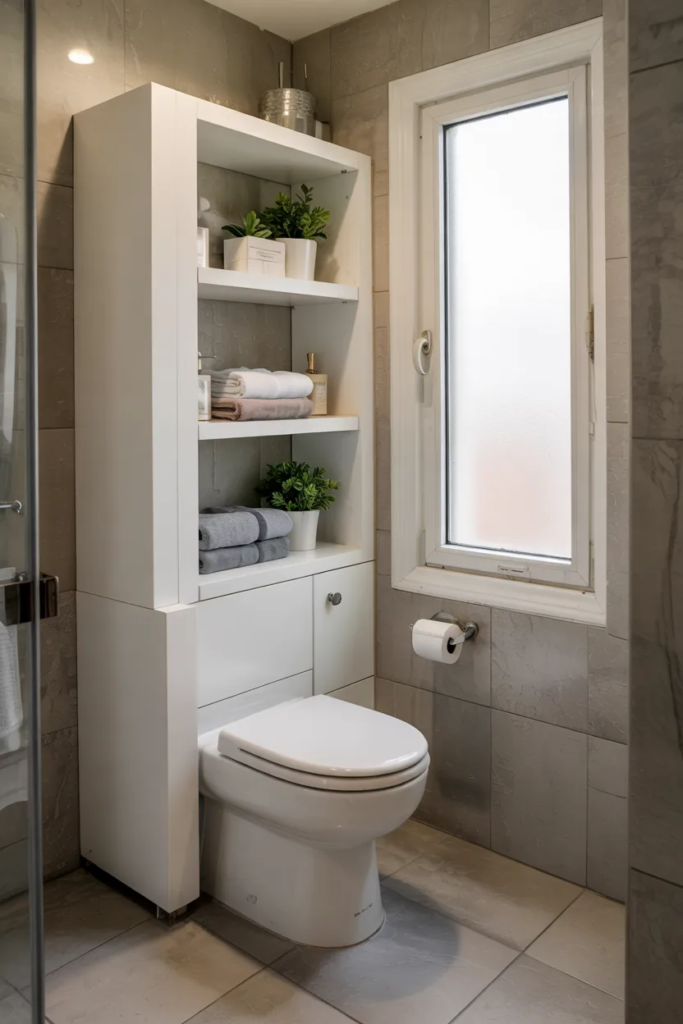 Over-the-Toilet Storage Cabinet - Small Bathroom Storage Ideas