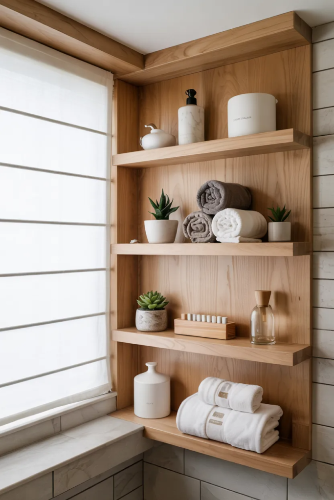 Corner Shelves for Extra Storage