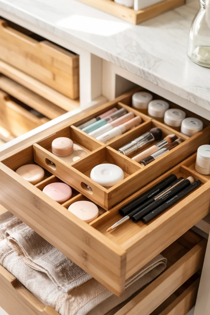 Drawer Dividers for Bathroom Drawers