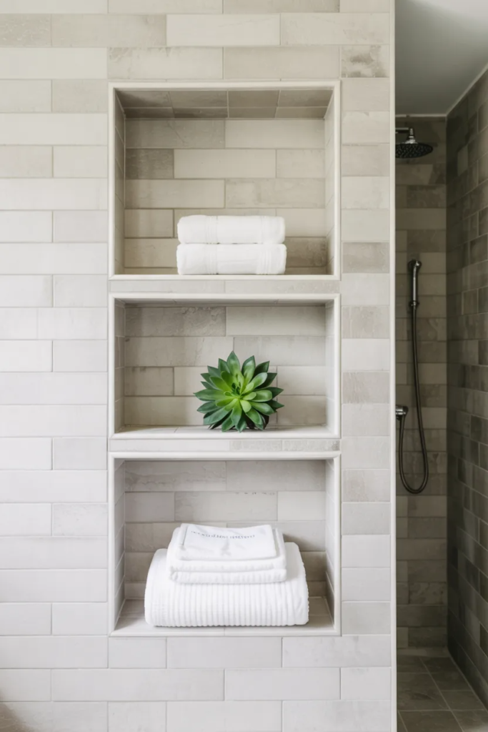 Built-In Shower Niches
