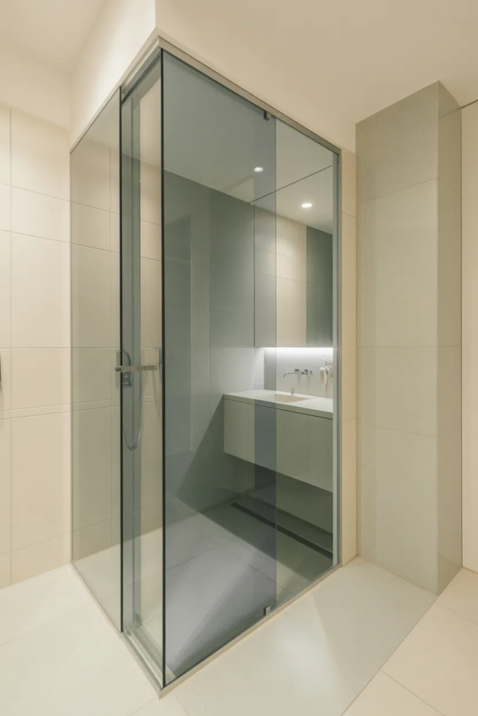 Corner Shower Layout - Small Bathroom With Shower Ideas