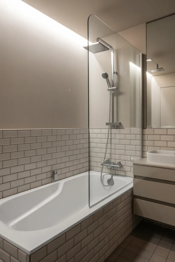 Shower and Tub Combo for Small Spaces