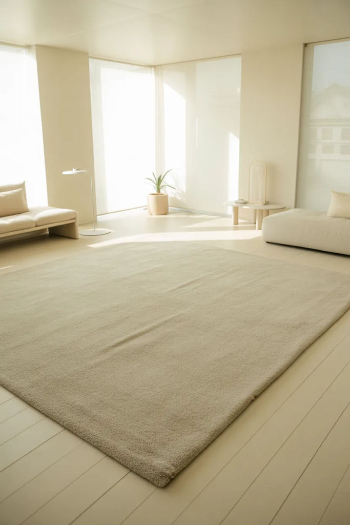 Small Room Rug That Maximizes Space