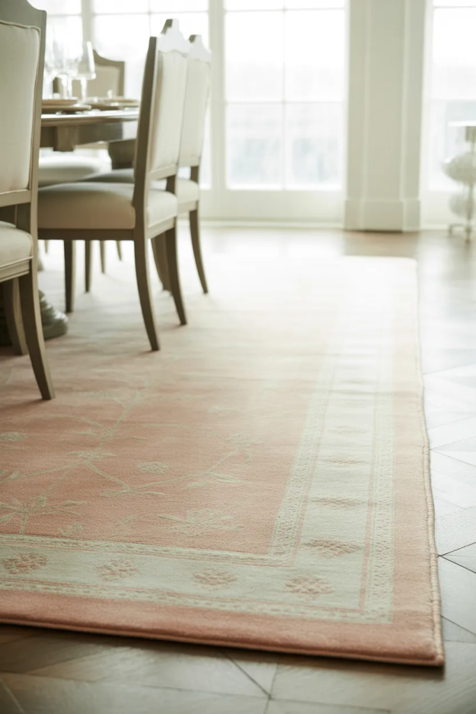 Soft Pastel Rug for Subtle Charm