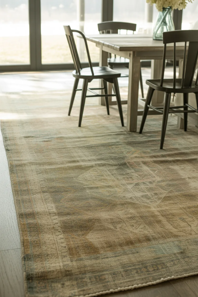 Vintage Distressed Rug